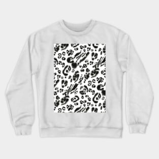 Animal skin black and white Crewneck Sweatshirt